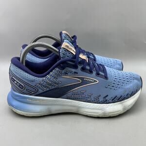 Brooks Glycerin 20 Running Shoes Women Size 9 B Blue Mesh Comfort Low Sneakers